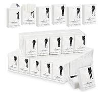 Engrowtic 100 Packs Wedding Facial Tissues Packs for Guests Mini Tissues Travel Size Wedding Favors 4 Ply Happy Tears Tissue Packs Welcome to Our Wedding for Hotel Ceremony