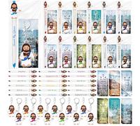 Engrowtic 72 Pcs Easter Christian Jesus Party Favors Bible Verse Ballpoint Pen Bulk Easter Basket Stuffers Keychains Bookmarks Religious Church Gift for Sunday School Prize Vbs Baptism (12 Color)