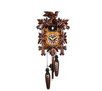 Engstler Quartz Cuckoo Clock 5-leaves, bird, Size: 8 inch, EN 522 Q