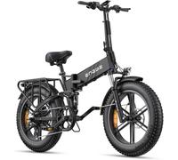 ENGWE ENGINE PRO 2.0 Electric Bicycle for Adults, 48V 16Ah Removable Battery, 20 x 4.0 Inch Fat Tyres (Black1)