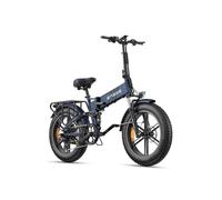 ENGWE ENGINE PRO 2.0 Electric Bicycle for Adults, 52V 16Ah Removable Battery, 20 x 4.0 Inch Fat Tyres (Blue)