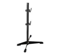 ENGWE MTB Bike Stand, Vertical Adjustable Bicycle Floor Stand, Bike Parking Rack for Garage, Bikes Repair Cleaning Stands for Mountain Bicycles, Road Bicycles (Black)