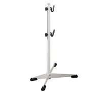 ENGWE MTB Bike Stand, Vertical Adjustable Bicycle Floor Stand, Bike Parking Rack for Garage, Bikes Repair Cleaning Stands for Mountain Bicycles, Road Bicycles (White)