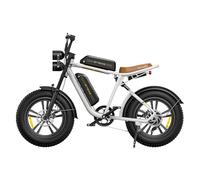 ENGWE MTB M20 Electric Bike E-bike with 20"×4.0" Fat Tire,75 KM+75 KM Range with 48V 13AH*2 Dual Battery System, Mountain Bike with 7-Speed for Adults (White)