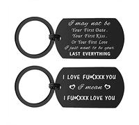 ENGZHI I Love You Gifts for Her Wife, Gag Keyring for Women, Anniversary Valentine Xmas Gift Ideas for Spouse Soulmate