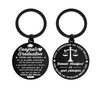 ENGZHI Law School Graduation Gifts for Her Him 2025, Celebrate Keyring Gifts for Law Students, Graduation Gifts for Lawyer