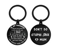 ENGZHI My Daughter Gifts from Mum - Don't Do Love Mum Teen Girls Keychain, Daughter Birthday Gifts, Christmas