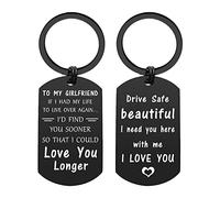 ENGZHI My Girlfirend Birthday Gifts - I Love You Gifts for Her - Cute Gifts for Girlfriend, Christmas Anniversary Valentines Keyring for Girlfriend