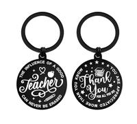 ENGZHI Teacher Gifts for Women Men, Thank You Teacher Gifts, Appreciation Keyring from Students 2025