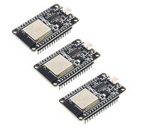 ENHANA 3PCS ESP32 Development Board, ESP-WROOM-32 NodeMCU Module with Wi-Fi + Bluetooth, Dual Core 240MHz Microcontroller, Type-C USB, Compatible with Arduino IDE, for IoT, Robotics and DIY Projects