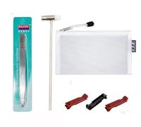 ENHANA Micro Building Blocks Separator Tool,Kit Brick Tools Technic Mini Blocks Tool Set Including 1 Multi-Functional Hammer，1 Blocks Tweezers 5 Brick Separator Compatible with Lego