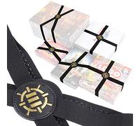 ENHANCE Board Game Bands - Elastic Box Bands with Durable Textured Grip to Keep Lids Closed on Tabletop Games & Boxes without Rubbing During Travel & Storage (Set of 5)