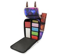 ENHANCE Designer Edition Compact MTG Backpack with Customizable Interior Fits Magic the Gathering, Lorcana & more - Accessory Pocket for Dice Bags, Booster Packs, Tag Trackers, Playmat Pocket (Galaxy)