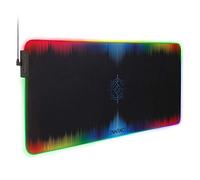 ENHANCE Extra Large LED Gaming Mouse Pad - Soft XXL Desk Mat with 7 RGB Colors, 3 Color Modes, Smart Control, Water Resistant High Speed Tracking Surface - (Multicolor) - Extended - 32 x 14 inches
