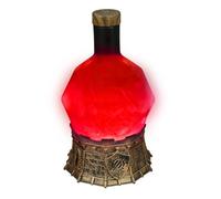 ENHANCE Gaming Sorcerer's Potion Light with Swirling Mystical Brew - Potion Bottle Mood Light Prop for Tabletop Game Immersion, Playroom, Desk Decor - Soft Glowing Whirling Goblet (Red Elixir)