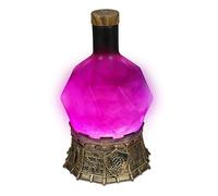 ENHANCE Gaming Sorcerer's Potion Light with Swirling Mystical Brew - Potion Bottle Mood Light Prop for Tabletop Game Immersion, Playroom, Desk Decor - Soft Glowing Whirling Potion (Purple Elixir)