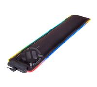 ENHANCE LED Wrist Rest with Soft Memory Foam Support for Full Size Keyboards - Wrist Rest Pad with 7 Illuminated Colors, 3 Color Modes, Smart Control, Non-Slip Base - Thick 1" Padding
