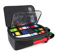 ENHANCE MTG Backpack - Collector's Edition TCG Backpack for Deck Boxes, Sleeved Cards, Playmats, MTG Accessories - Customizable Card Organization with Built-in Defender Screen (Dragon Green)