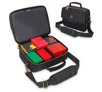 ENHANCE MTG Card Box Storage Case - Deck Holder Card Carrying Case Compatible with Magic MTG Cards, Pokemon Trading Cards, Cards Against Humanity, & Other Card Games - Includes Pencil Loops & Pockets