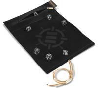 ENHANCE Roll on a Scroll Dice Rolling Mat & 7pc Acrylic Dice Set - Velvet Dice