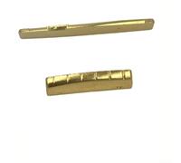 Enhance Your Acoustic Guitar with Premium Brass Nut and Bridge Components Ideal for Serious Players (43+72MM)