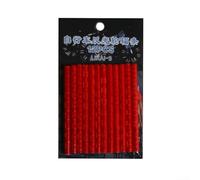 Enhance Your Bike's Safety with 12pcs Reflective Spokes for Nighttime Visibility (Red (12))