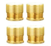 Enhance Your For Furniture's Stability with 4 Pack Adjustable Bed Table Leg Risers (Gold)