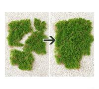 Enhance Your Garden with Realistic Artificial Turf Flocking Lawn for Indoor and Outdoor Decoration (Pale Green 30×30)
