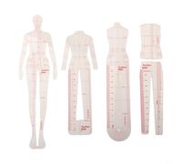 Enhance your garment designs with the Fashion Illustration Ruler Figure Sewing Design Template Tailoring Tools, a must have for fashion enthusiasts (B)