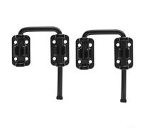 Enhance Your Home Security with 2pcs Zinc Alloy Bolt Locks for Sliding Doors (Black)