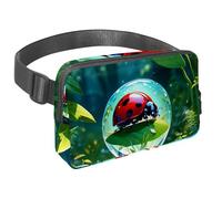 Enhance Your Outdoor Experience with our Travel Waist Pack, Designed for Active Individuals on The Go, Ladybug Crystal Ball