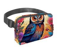 Enhance Your Outdoor Experience with our Travel Waist Pack, Designed for Active Individuals on The Go, Color Drawing Owl