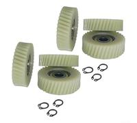 Enhance Your Ride Six Piece Nylon Gear Hub Motor Set for E Bikes Featuring Different Sizes (31/35/36 T) and Sturdy Bearings (36 Teeth)