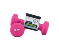 Enhance Your Workout With Fitness Mad 0.5Kg Neoprene Dumbbells - Perfect For Home Gyms