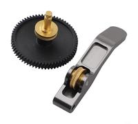 Enhanced Accuracy Extruder Gear for Bambu Lab A1 Mini For 3D Printer Dual Ball Bearing Design for Minimized Play (gold)