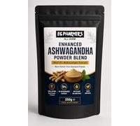 Enhanced ASHWAGANDHA Powder Blend - 250g | with 5% Withanolides Extract Powder | More Potent Than Standard Powder | Pure Gluten Free| Vegan | Lab Tested | No Fillers or Binders by EG Phamers UK