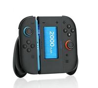 Enhanced Charging Grip for Nintendo Switch 2 - 2000mAh Battery to Beat Joy-Con Battery Anxiety, Wireless Magnetic Charger with Ultra-Strong Lock , LED Indicator, 4-Layer Safety Protection & Ergonomic