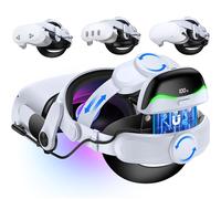 Enhanced Comfort Head Strap for Meta Quest 3/3S/Meta Quest 2 with 6700mAh Magnetic Battery,VR Headset Oculus VR Headstrap Elite Strap Replacement for Oculus Quest 3/3S/2 Accessories,Extended Playtime