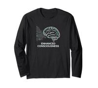 Enhanced Consciousness AI Brain Binary Code Programmer Long Sleeve T-Shirt