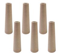 Enhanced Efficiency Yarn Cones - Thick Woolen Yarn Cone, Yarn Ball Wrapping Tube 6pcs | Easy-knit Tube Winder Weaving Tube, Woolen Winding Supplies, Craft Accessories