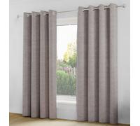 Enhanced Living Boucle Sale Silver Readymade Curtain - On Trend, Thermal, Warm, Noise Reducing - 66 X 54 Inch (168X137Cm)