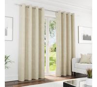 Enhanced Living Knightsbridge Cream Blackout Chenille Curtains 117x137cm Cream