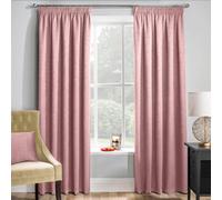 Enhanced Living Matrix Blush Pink 66 X 72 Inch (168X183Cm) Tape Top Thermal Noise Reducing Dim Out Curtains (Pair)