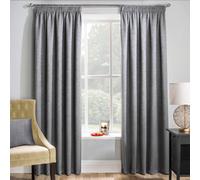 Enhanced Living Matrix Grey Silver 66 X 90 Inch (168X229Cm) Tape Top Thermal Noise Reducing Dim Out Curtains (Pair)