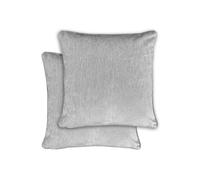 Enhanced Living Pair of Knightsbridge Double Sided Zip Opening Cushions - Cases Only in Grey | Size: 43 cm x 43 cm Enhanced Living Grey 43 cm x 43 cm