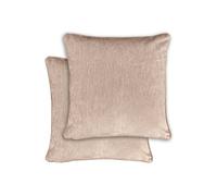 Enhanced Living Pair of Knightsbridge Double Sided Zip Opening Cushions - Cases Only in Light Sand | Size: 43 cm x 43 cm Enhanced Living Light Sand 43 cm x 43 cm