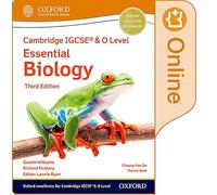 Enhanced Online Student Book Third Edition: Online Student Book 3rd Edition Access Code Card (Cambridge IGCSE® & O Level Essential Biology)