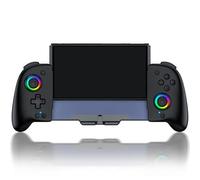 Enhanced Programmable Wireless Switch Controller Replacement for Nintendo Switch/OLED, One-Piece Nintendo Switch Pro Controller with Auto Turbo/Vibration/Precise Motion Control/Wake-Up