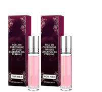 Enhanced Scents Pheromone Perfume for Women's Men - Attracts Men 10ml Portable Long Lasting Attraction Oil with Enhanced Scents, Romantic Fragrance for Dating (fruity floral-2pc)
