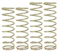 Enhanced Steel RC Shock Springs 2.0mm for Arrma 1/8 Kraton Notorious 6S 1/7 Fireteam Big Rock 6S Upgrade Part Replace of ARA330780 ARA330782,Front 80mm / Rear 90mm Shock Absorbers Spring (Colorful)